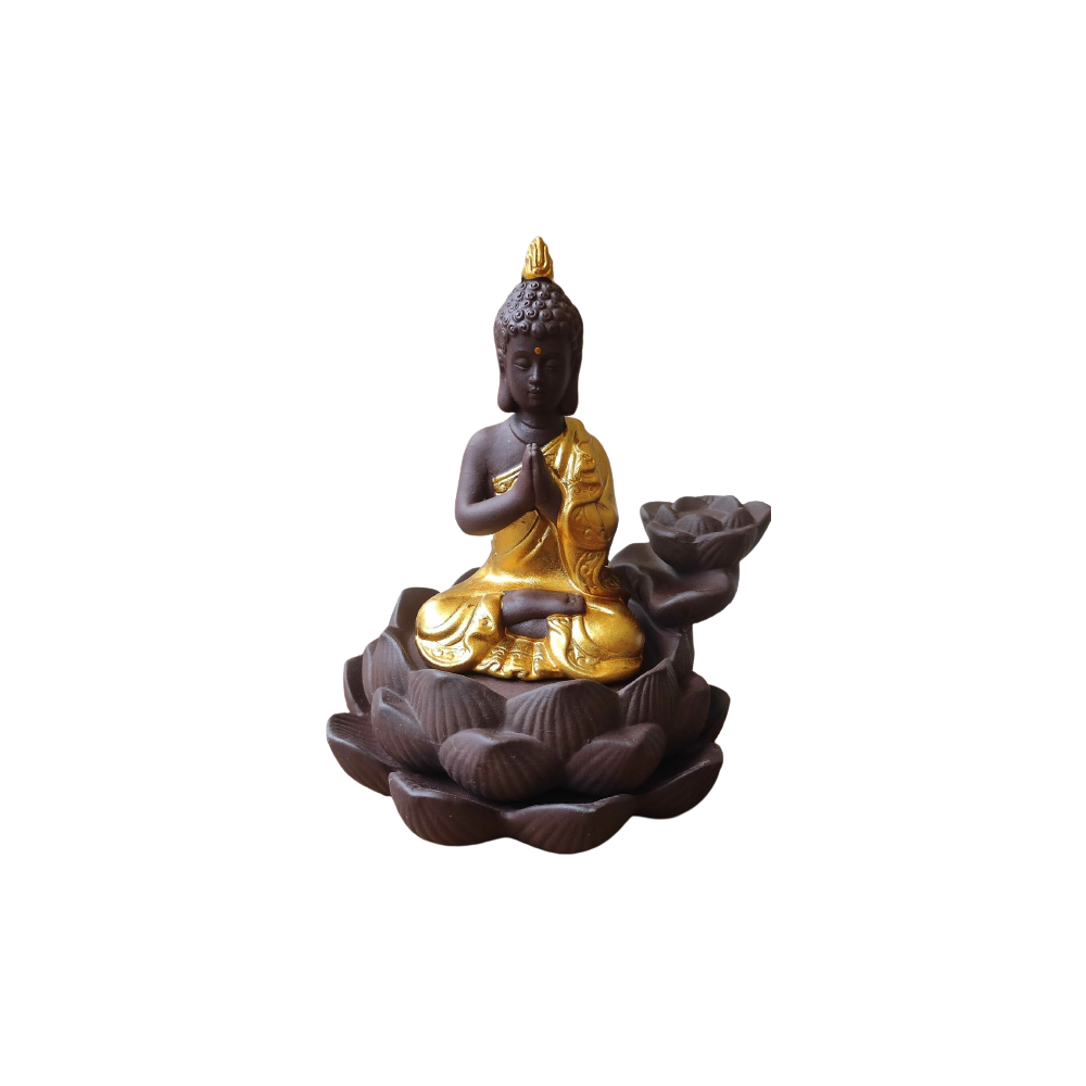 Räucherkegel Halter Buddha