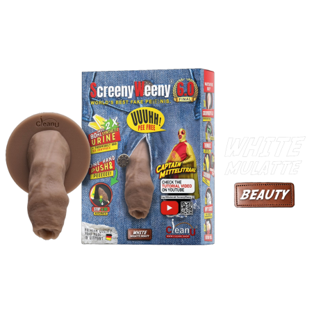 Clean Urin Screeny Weeny Set 6.0 White Mulatte Beauty