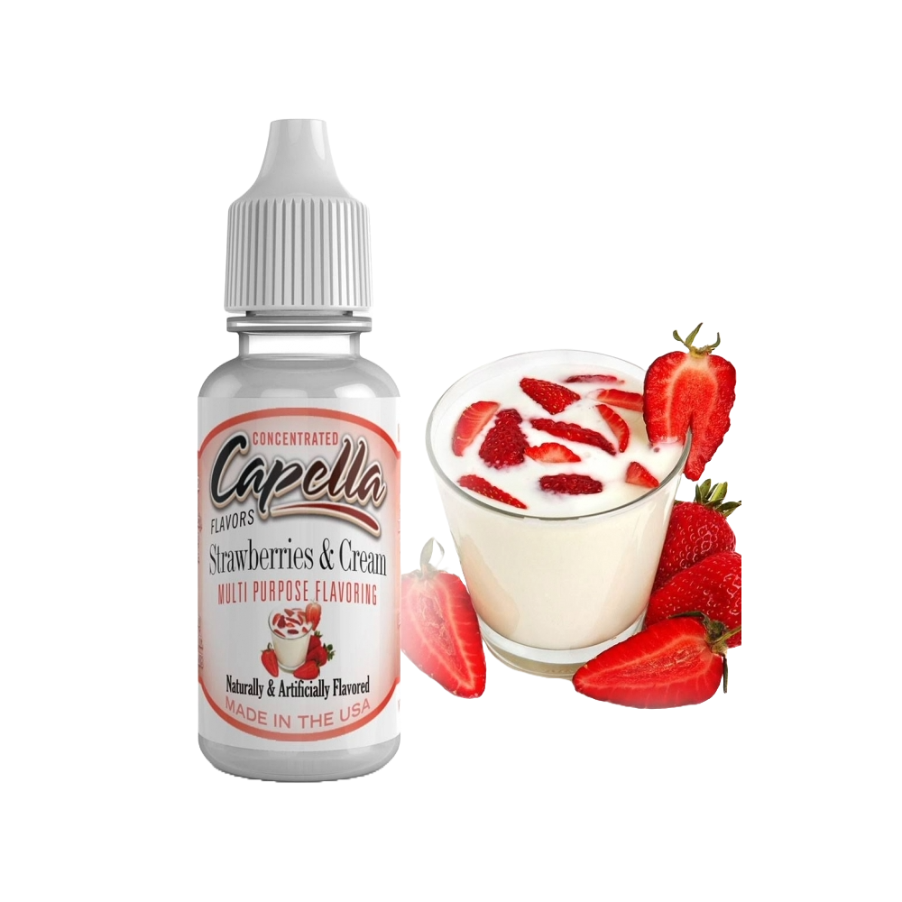 Capella Strawberry and Cream, 13ml