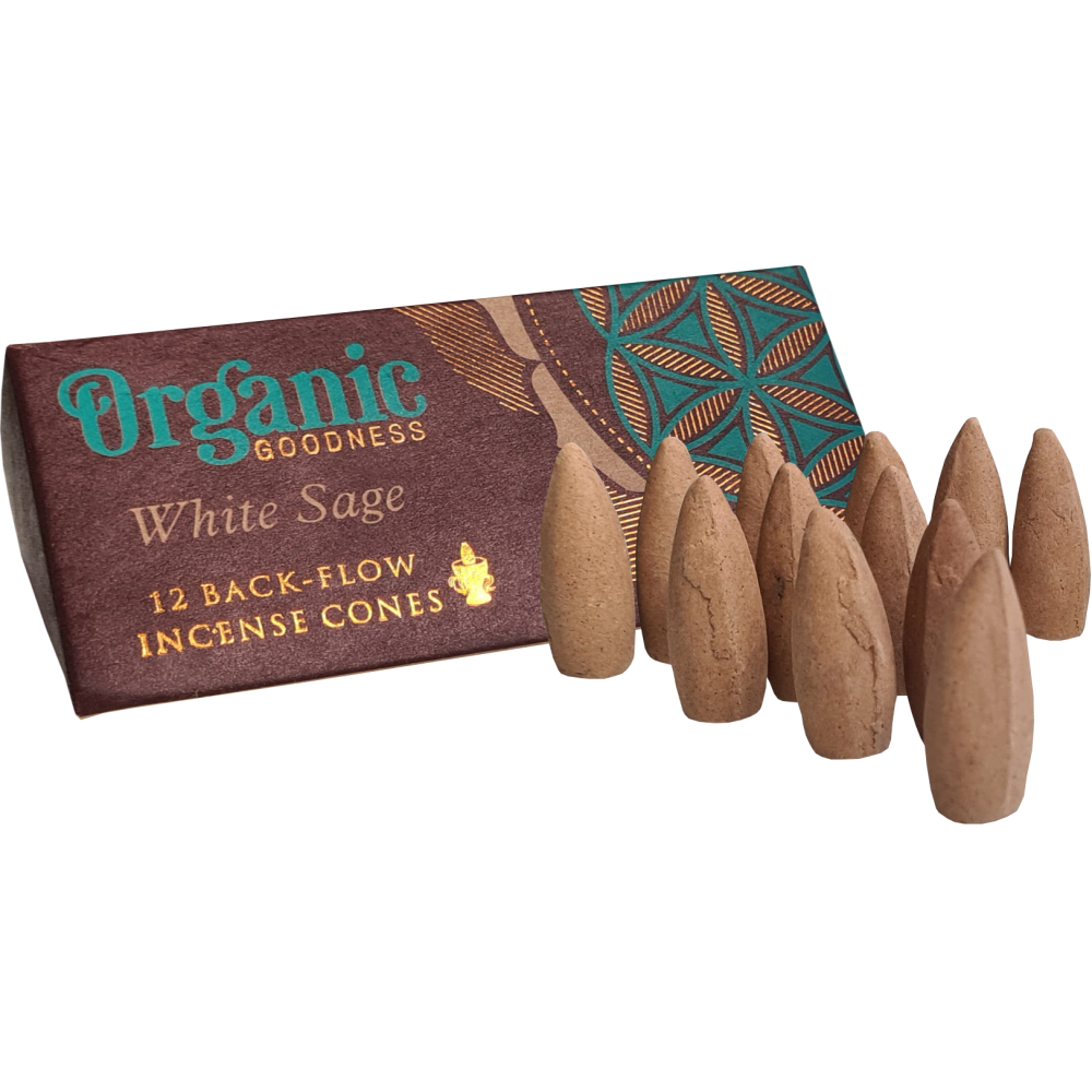 Organic Goodness Cône d'encens à contre-courant White Sage