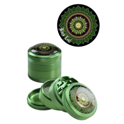 Mandala Dome Grün Alu-Grinder, 50mm, 4-tlg