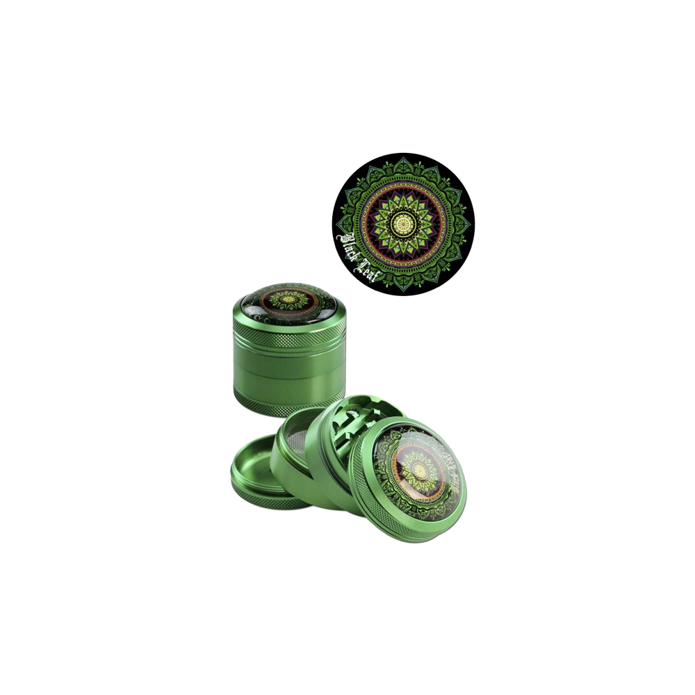 Mandala Dome Green Alu-Grinder, 50mm, 4parts
