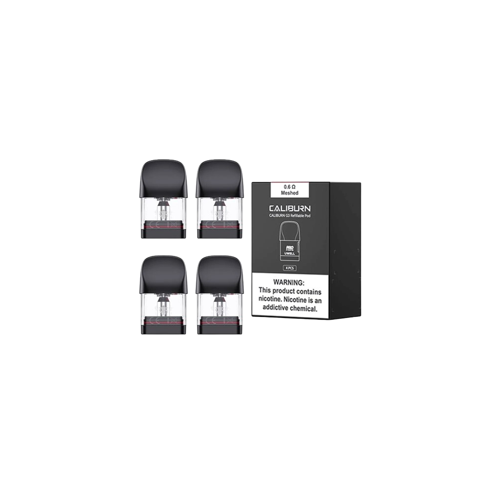 Uwell Caliburn G3/GK3 Replacement Pod Cartridge 2ml, 4pcs