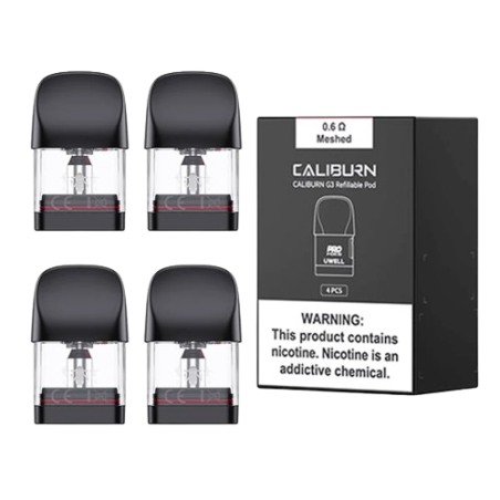 Uwell Caliburn G3/GK3 Replacement Pod Cartridge 2ml, 4pcs