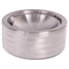 Tipping ashtray stainless steel chrome