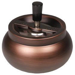 Cendrier rotatif Ventre Mat, 13cm, Cuivre
