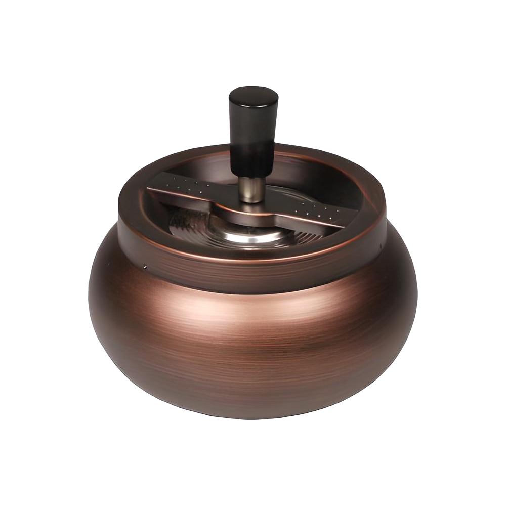 Rotary ashtray Belly Matt, 13cm, Copper