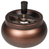 Cendrier rotatif Ventre Mat, 13cm, Cuivre