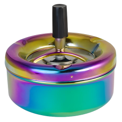 Rotating ashtray metal "Rainbow"
