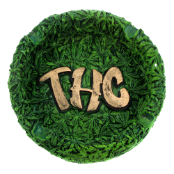 Resin Ashtray THC, 13cm