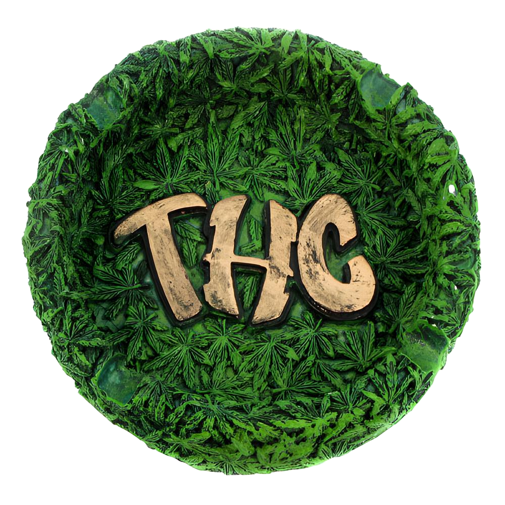 Resin Ashtray THC, 13cm