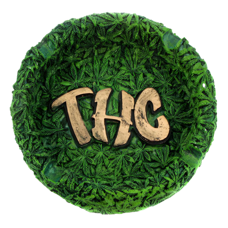 Resin Ashtray THC, 13cm