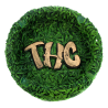 Resin Ashtray THC, 13cm