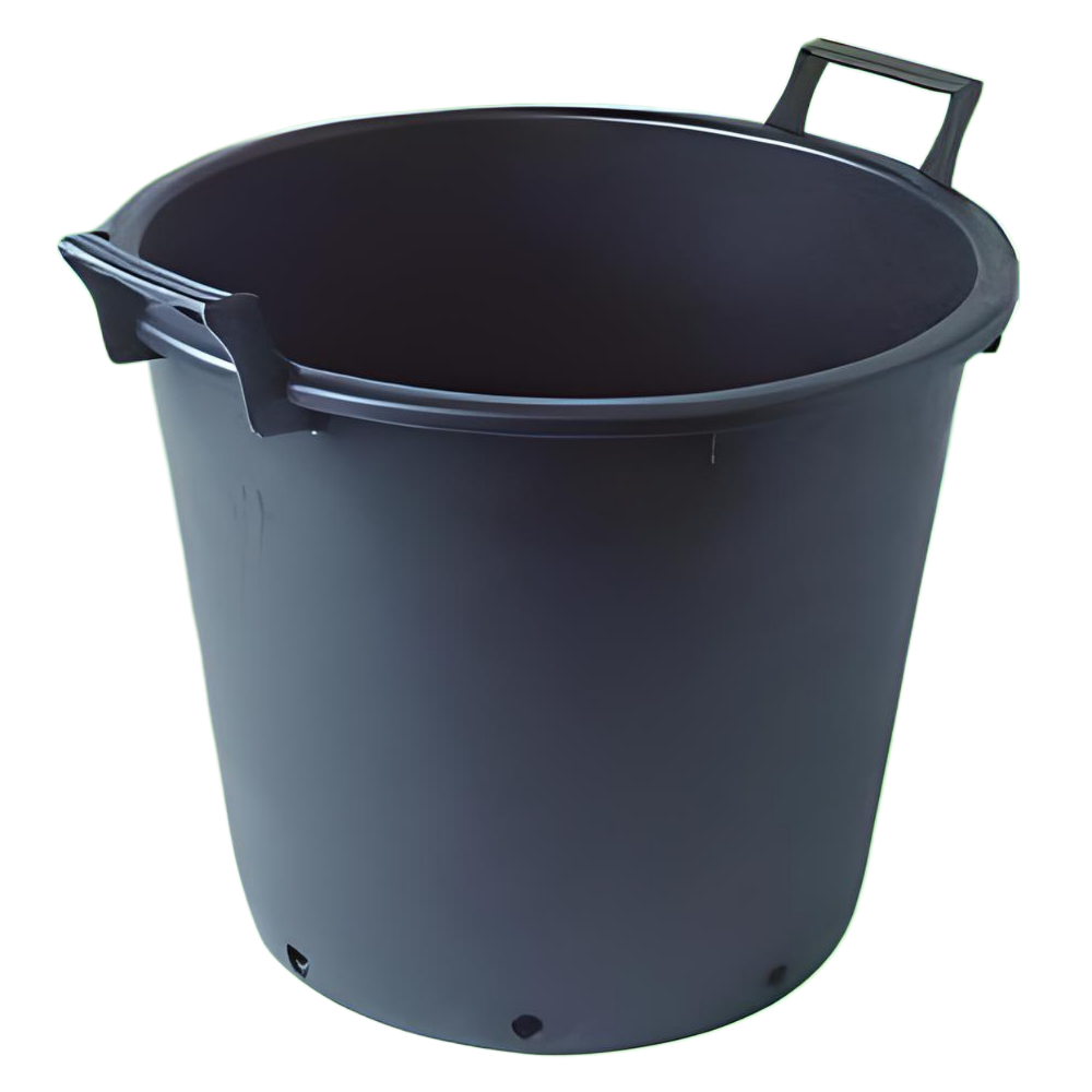 Round pot with handles 35L