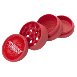 Bio Shredder Hemp Grinder, 3-part red