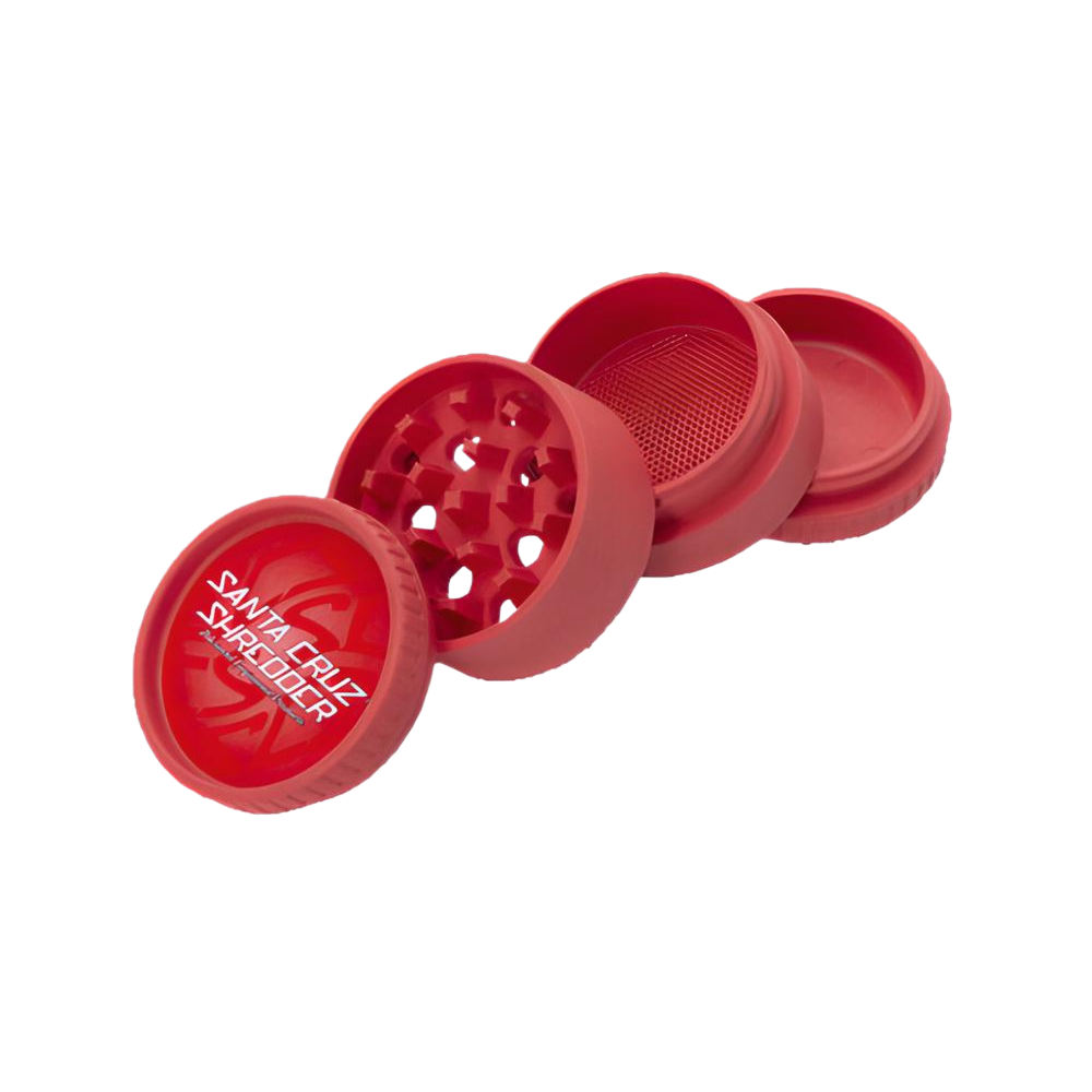Bio Shredder Hemp Grinder, 3-part red
