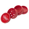 Santa Cruz Broyeur biodégradable Shredder, 3-partie rouge