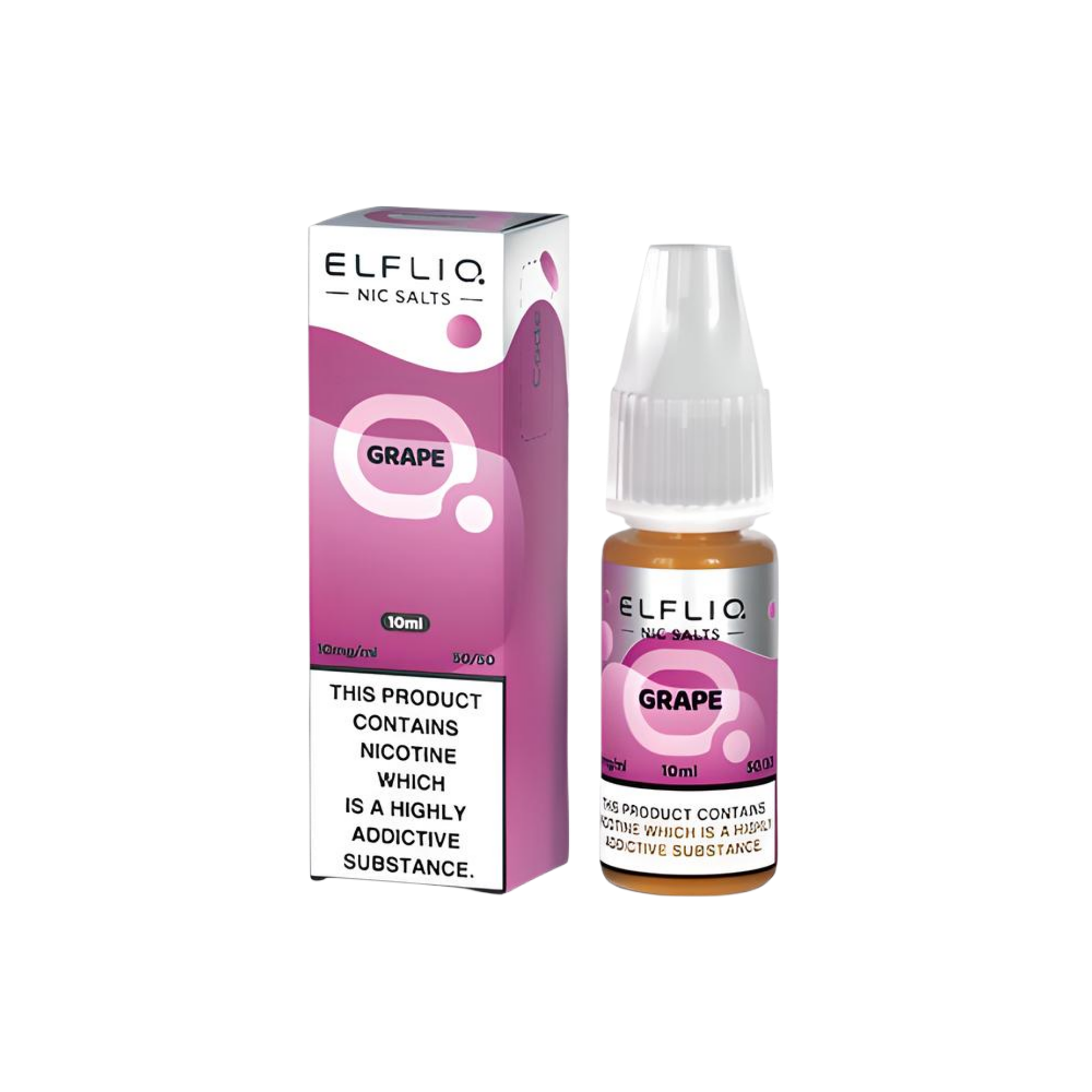Elfliq Grape Nic Salts, 10ml
