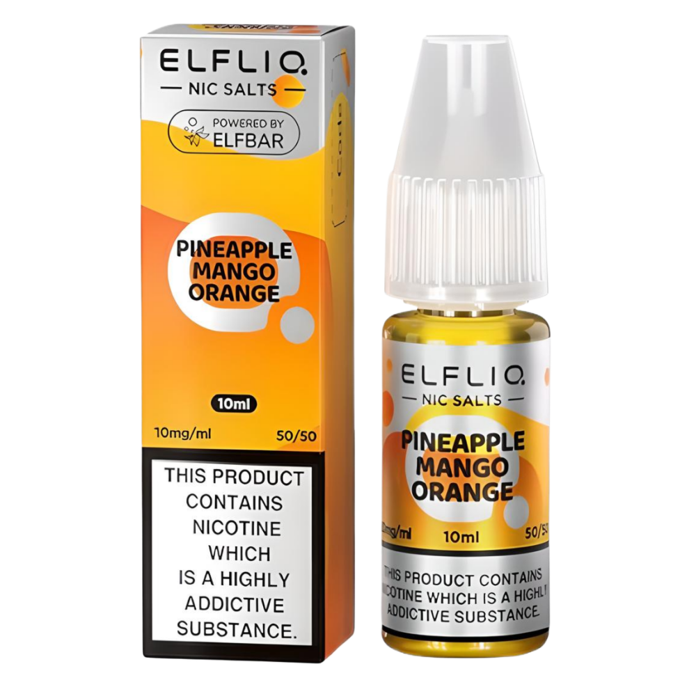 Elfliq Pineapple Mango Orange Nic Salts, 10ml