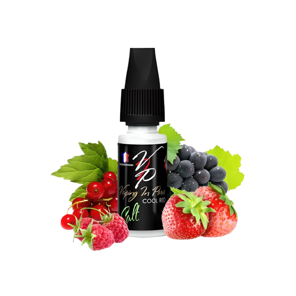 Vaping in Paris Cool Red Nic Salts, 10ml