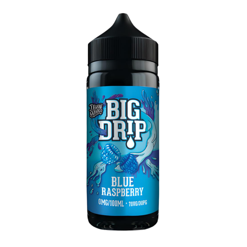 Doozy Vape Big Drip Blue Raspberry, 100ml, Shortfill