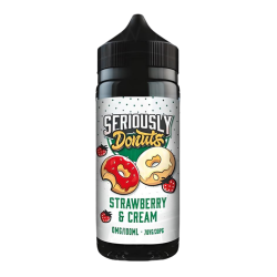 Doozy Vape Seriously Donuts Strawberry & Cream, 100ml, Shortfill