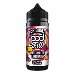 Doozy Vape Seriously Pod Fill Watermelon Lemonade, 100ml, Shortfill