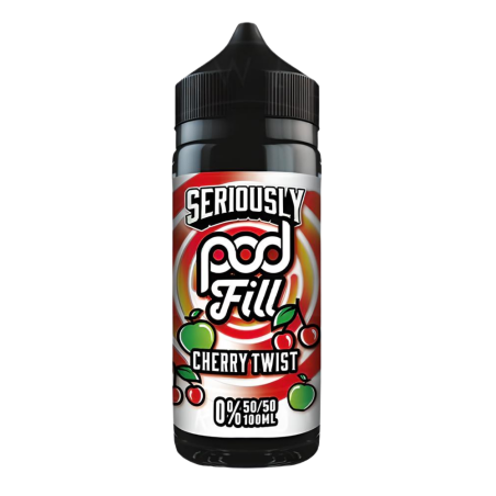 Doozy Vape Seriously Pod Fill Cherry Twist, 100ml, Shortfill