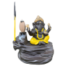 Räucherkegel Halter Ganesha