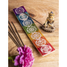 7 Chakras Räucherstäbchenhalter Speckstein