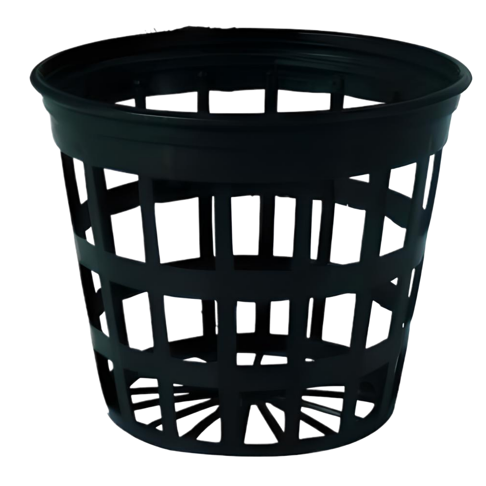 Netztopf, schwarz, Ø8cm, 10Stk