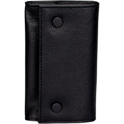 Wellauer Sac à rouler « Black » en cuir véritable