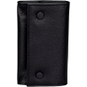 Wellauer Roll-up pouch ‘Black’ genuine leather