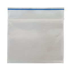 Schnellverschlußbeutel Blauer Strich 60x80mm, 100Stk.