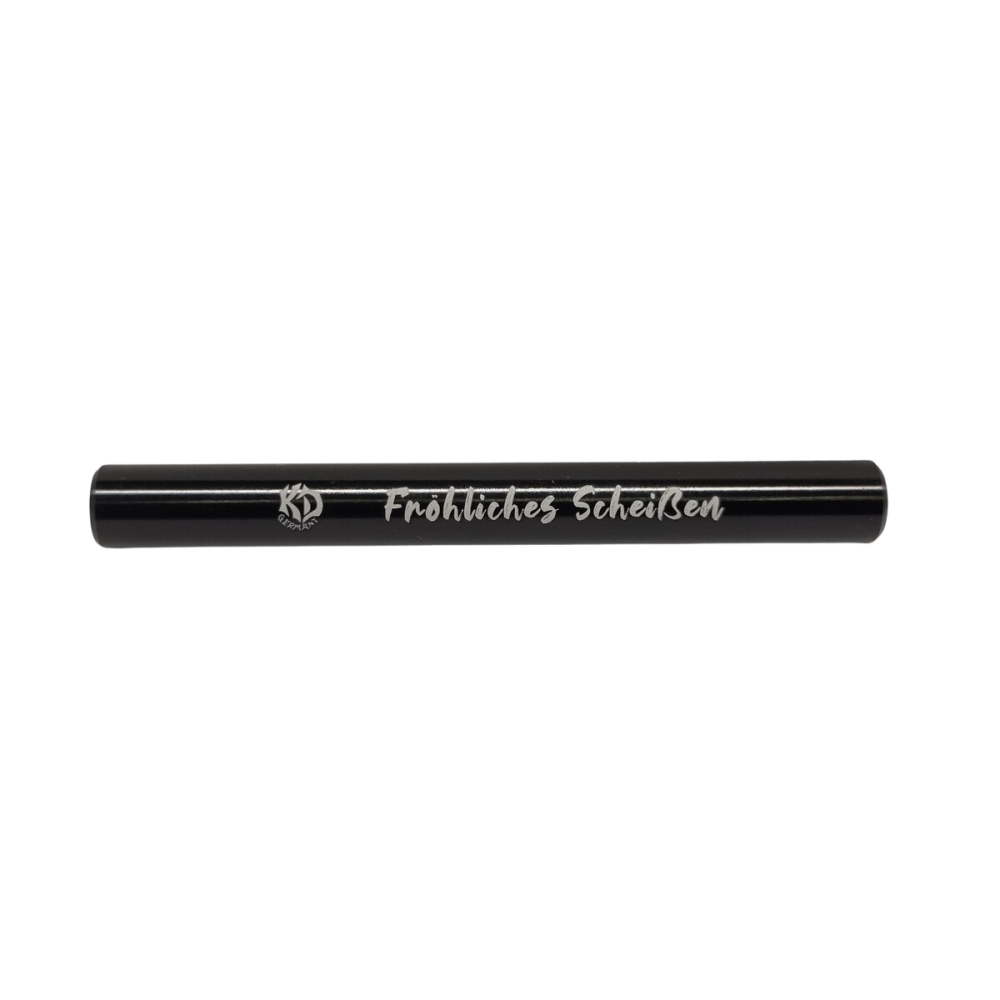 KD Germany Drawing tube aluminium "Fröhliches Scheissen"