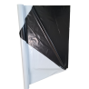 1x2m Plastic Foil Black/White, 70μm