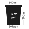 AutoPot Auto8 15ltr Pots