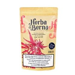 Herba di Berna Strawberry Outdoor CBD fleurs, 40g