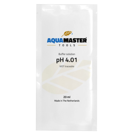 Aquamaster Tools Solution d'étalonnage pH 4.01 Sachet, 20ml