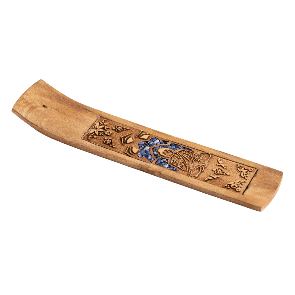 Buddha with sodalite, Incense holder for incense sticks