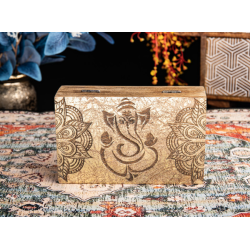 Boîte en bois Ganesha