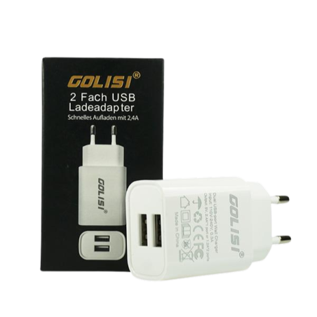 Golisi 2-Port USB Power Adapter
