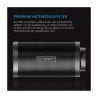 AC Infinity Filtre à charbon actif avec charbon actif australien, 200 mm