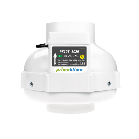 Prima Klima PK125-EC29 – Hochleistungs-EC-Ventilator mit 125 mm Flansch