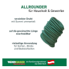 Windhager Garden wire with rubber coating – 5 m fixing wire for plants and more