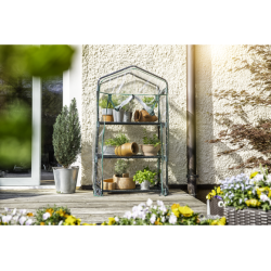 Windhager Balcony greenhouse – compact foil greenhouse for balcony and terrace