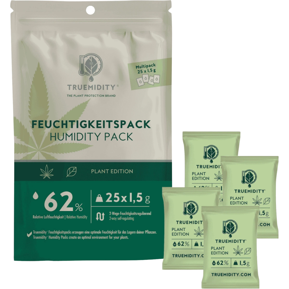 Truemidity Feuchtigkeitspacks –  25 x 1.5 g - 62%