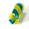 Pure Hits Tip Lemon Green – Stylischer Glastip mit Vortex-Kühlung - 10mm