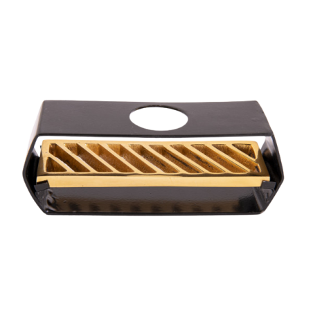 Berk Räucherhalter für Palo Santo – edler Halter in Schwarz-Gold