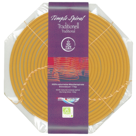Berk Traditionelle Räucherspirale – naturrein, ohne ätherische Öle, 1 Tag Duf